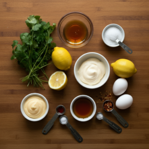 breakfast sauce, juicy sauce, honey sauce, creamy sauce, mayo sauce, ginger sauce