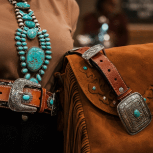 NFR fashion, NFR fashion feature, Cowgirl accessories, Cowboy style, Rodeo attendees, Cowgirl with lasso, Cowboy boots close-up, Modern NFR fashion
