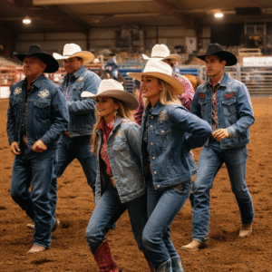 NFR fashion, NFR fashion feature, Cowgirl accessories, Cowboy style, Rodeo attendees, Cowgirl with lasso, Cowboy boots close-up, Modern NFR fashion
