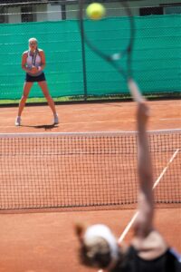 courtside tennis
