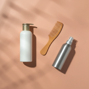 Straight hair care routine