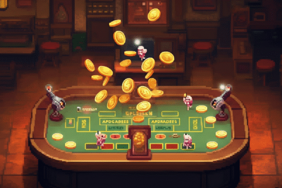 gambler table