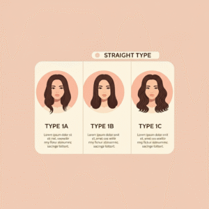 Straight hair care routine