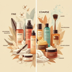 Fine vs Coarse hair Products
