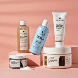 Straight hair care routine