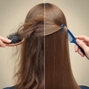 Brushing Hair Myth