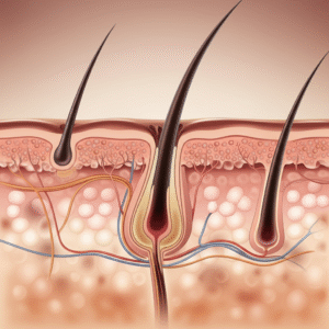 Hair Growth Myth Illustration