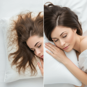 Sleeping with Wet Hair