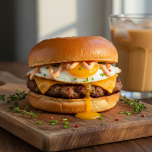 Breakfast Sandwich with Spicy Mayo