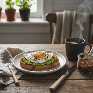 Fried Egg with Chili Crisp