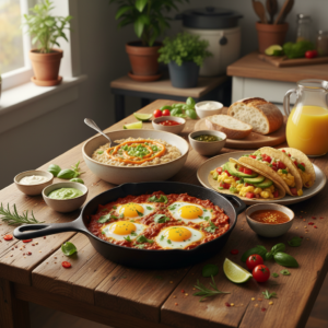 Rustic Breakfast Spread