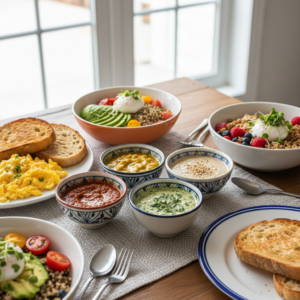 Sauce Variety for Breakfast 