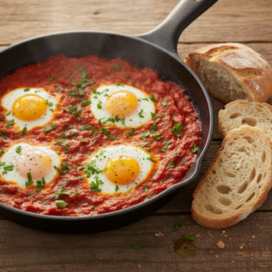 Shakshuka with Spicy Tomato Sauce