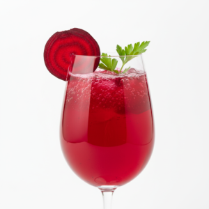 Beet Kvass Glass
