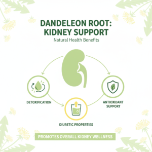 Dandelion Root Benefits Infographic