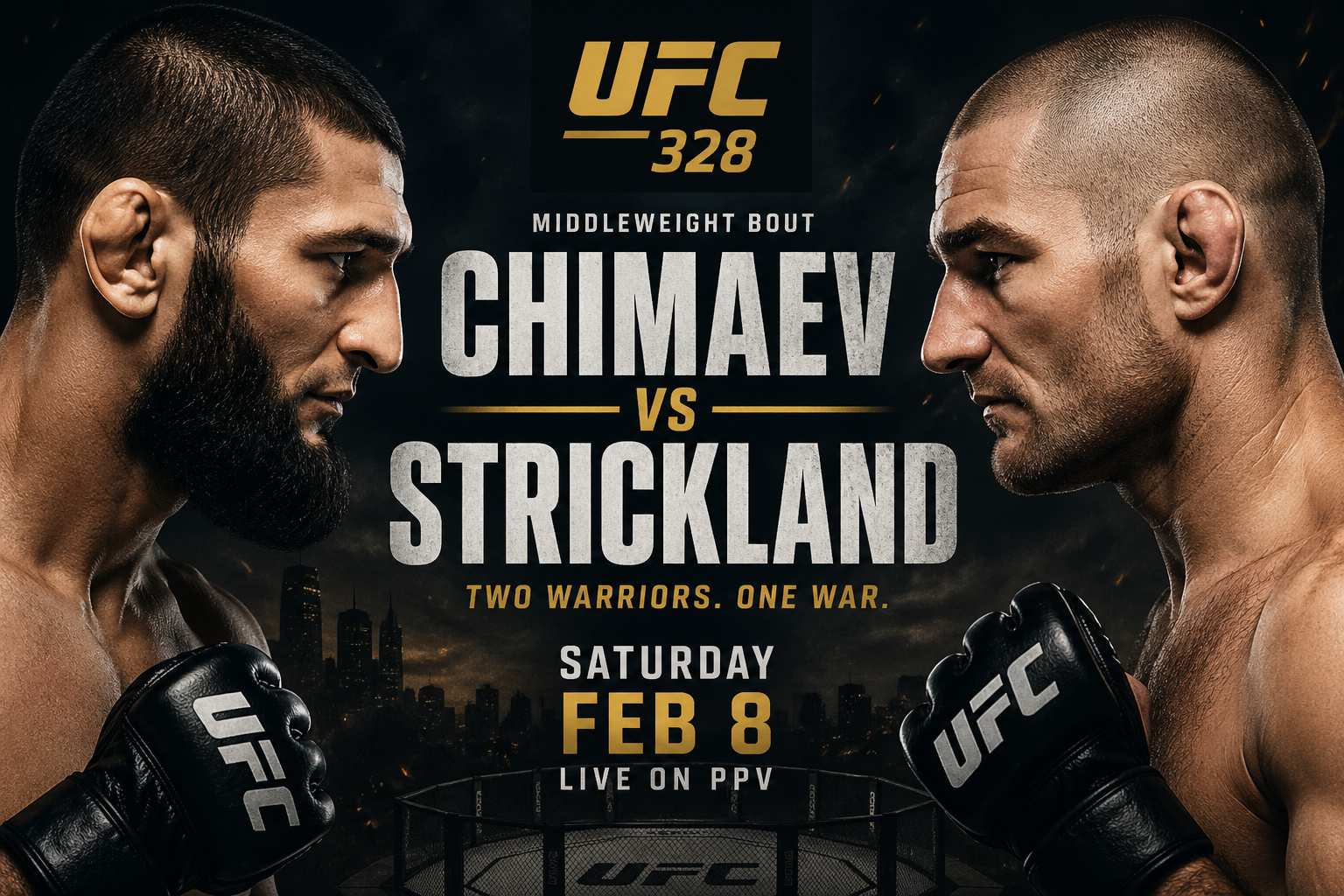 UFC 328: Chimaev vs Strickland