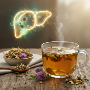 Liver Detox Tea Concept