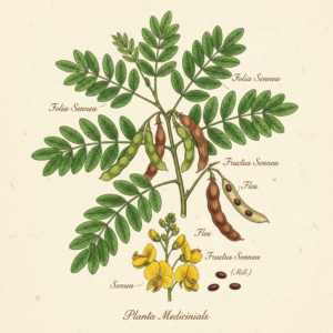 Senna Plant Illustration