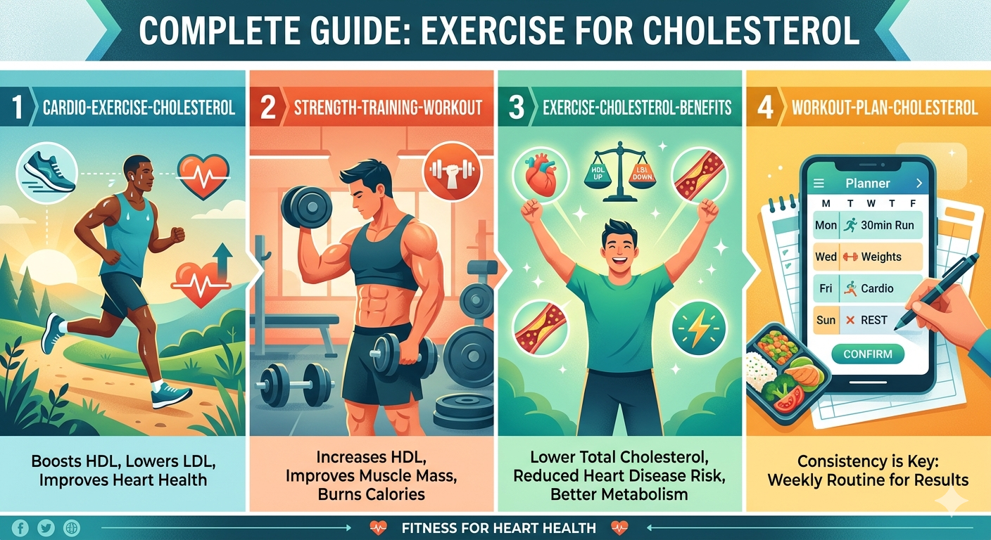 Exercise for Cholesterol: A complete Guide