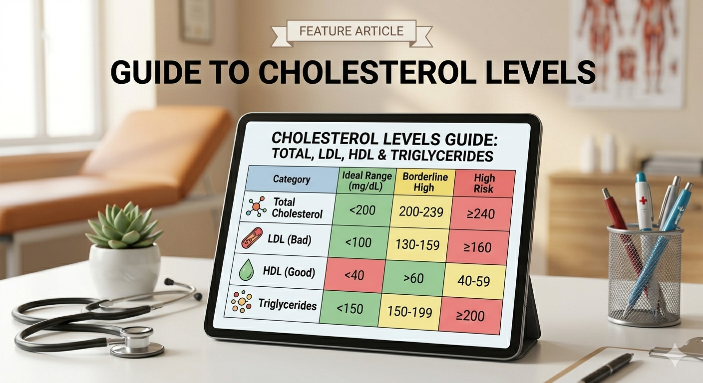 Cholesterol levels chart