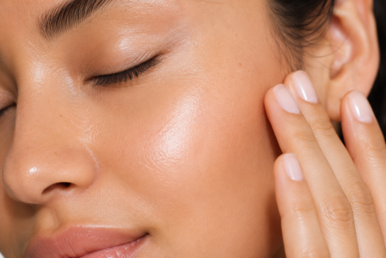 Healthy skin barrier — hydrated, glowing skin