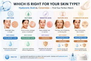 best ingredient by skin type hyaluronic acid ceramides