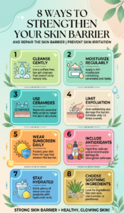 8 ways to prevent skin irritation and repair the skin barrier