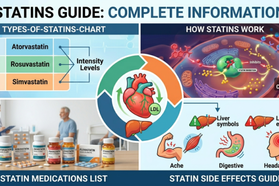Statins Guide: Types, Benefits, Side Effects & Alternatives